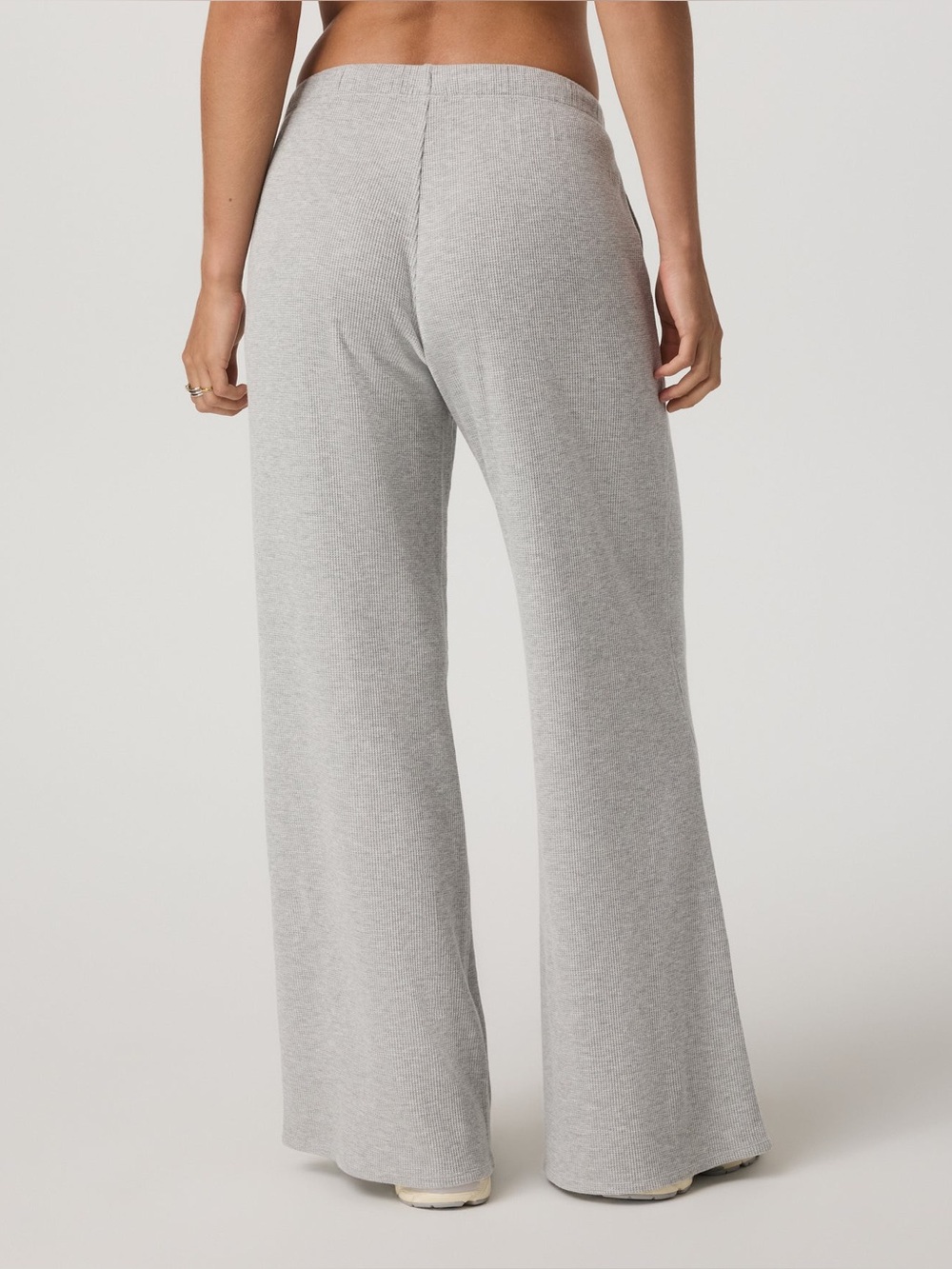 Vuori Light Gray Wide-Leg Lounge Pants
